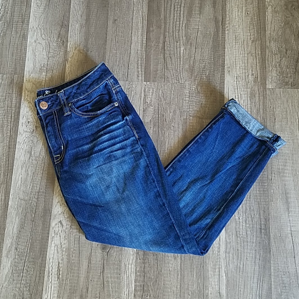 American Eagle Slouchy Blue Jeans Size 4